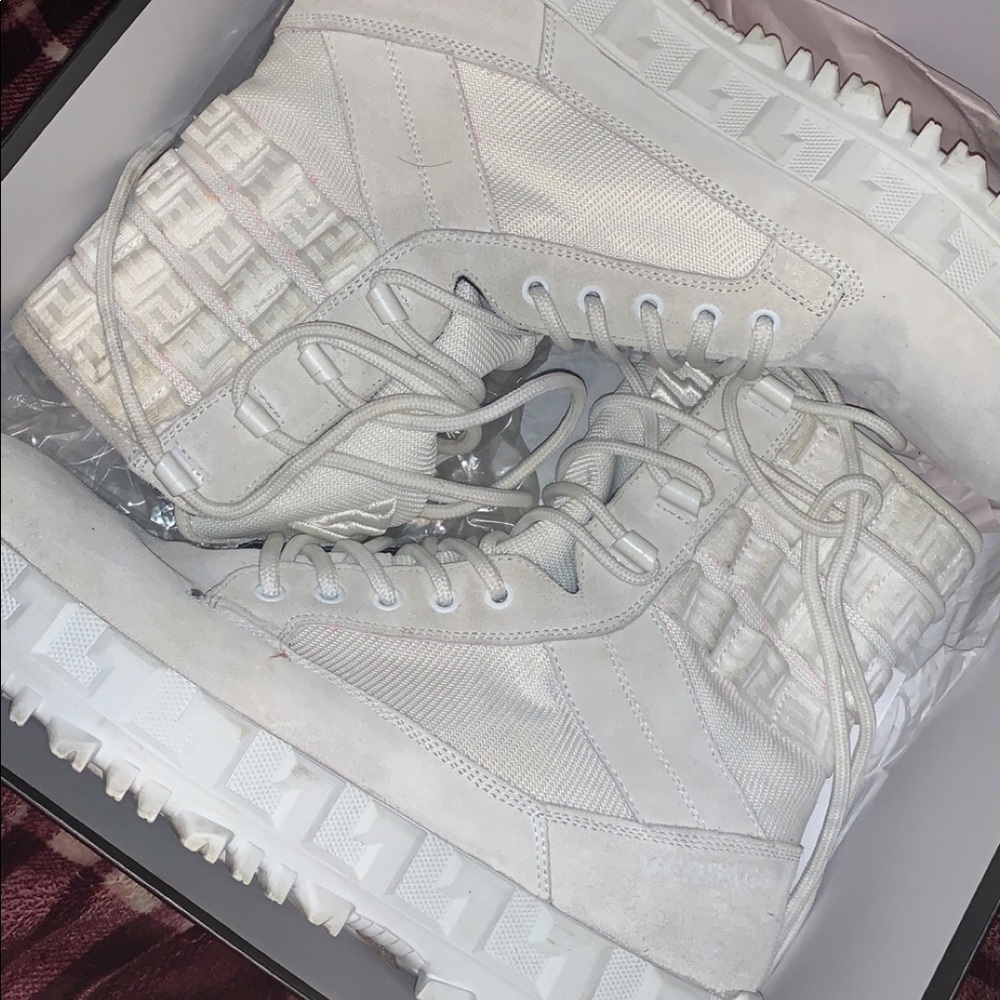 Versace Boots, size 11! Great condition, dirty on soles but only worn twice!